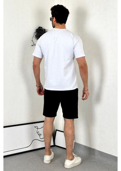 Oversize Unisex Basic Bisiklet Yaka T-Shirt modelleri