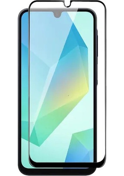 Samsung Galaxy A16 Ekran Koruyucu 9d Tam Kaplama Cam Siyah