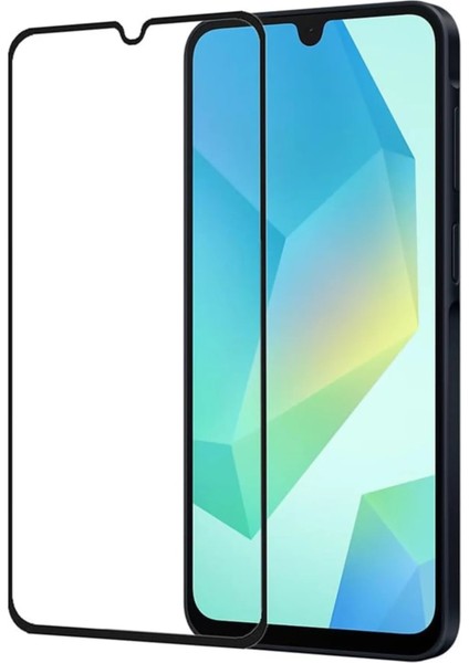 Samsung Galaxy A16 Ekran Koruyucu 9d Tam Kaplama Cam Siyah