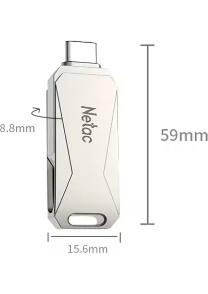 U782C 64GB USB 3.0+Type-C NT03U782C-064G-30PN