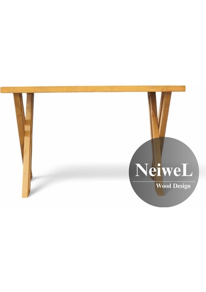 Adel Doğal Ahşap Toplantı MASASI-80 cm -120 cm fiyatları