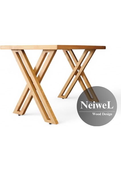 Adel Doğal Ahşap Toplantı MASASI-80 cm -120 cm fırsatları