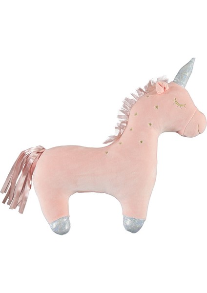 Unicorn Soft Yastık 35 cm Pembe