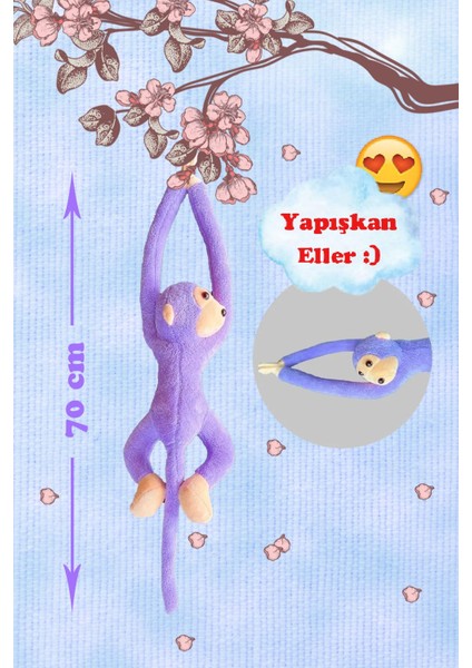Peluş Maymun Elleri Yapışan