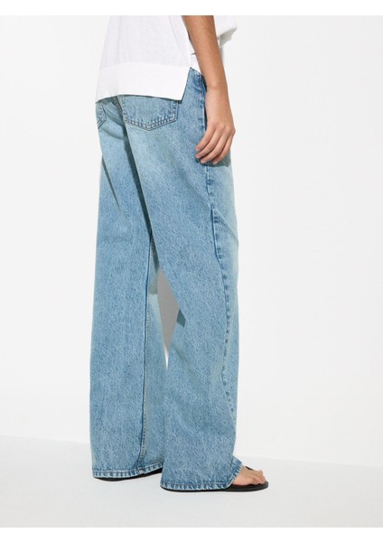 Geniş Paça Kot Pantolon indirimleri