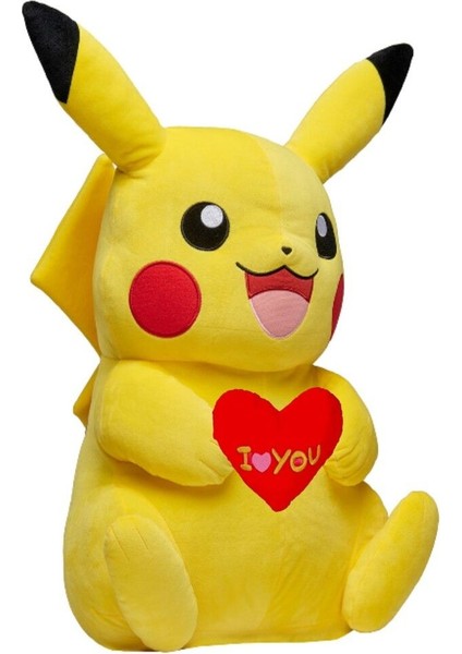 Kalp Pikachu Peluş Oyuncak Pokemon Peluş Oyuncak Büyük Boy Uyku Arkadaşı Pikachu 40CM Büyük Boy fiyatları