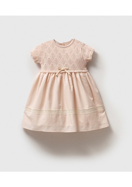 Kız Bebek Kopanaki Detaylı Elbise