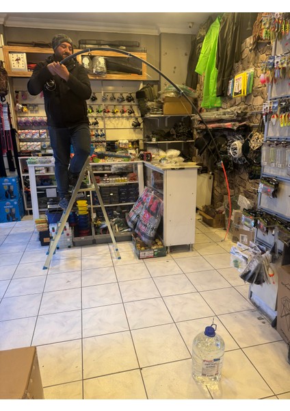 4'lü Olta Seti Çanta Hediyeli Powerex 5000'LIK Metal Mak. 3 Metre 150-200 gr Atar Kamış Black Power 4 Adet