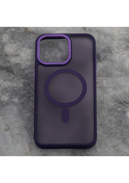 Iphone 15 Promax Uyumlu Color Magsafe Lüks Kılıf