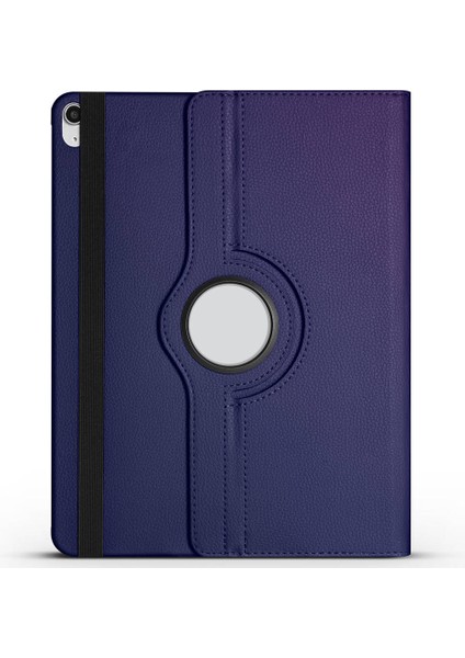 iPad Air 13 2025 M3 Zore Dönebilen Standlı Kılıf - Lacivert