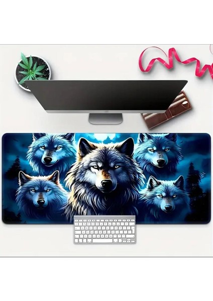 70X30 cm 5 Kurt Tasarımı Kaydırmaz Taban Speed Yüzey Oyuncu Mouse Pad Gaming