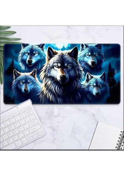 70X30 cm 5 Kurt Tasarımı Kaydırmaz Taban Speed Yüzey Oyuncu Mouse Pad Gaming