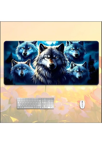70X30 cm 5 Kurt Tasarımı Kaydırmaz Taban Speed Yüzey Oyuncu Mouse Pad Gaming