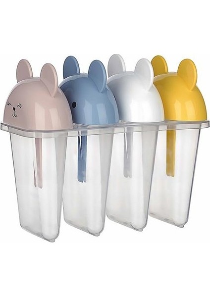 Sevimli Figürlü Meybuz Dondurma Kalıpları - 4 Adet fiyatları