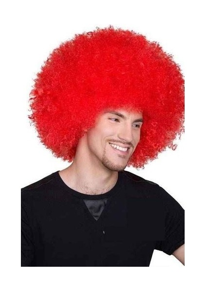 Oz cm ax Kabarık Bonus Peruk Saç - Kırmızı