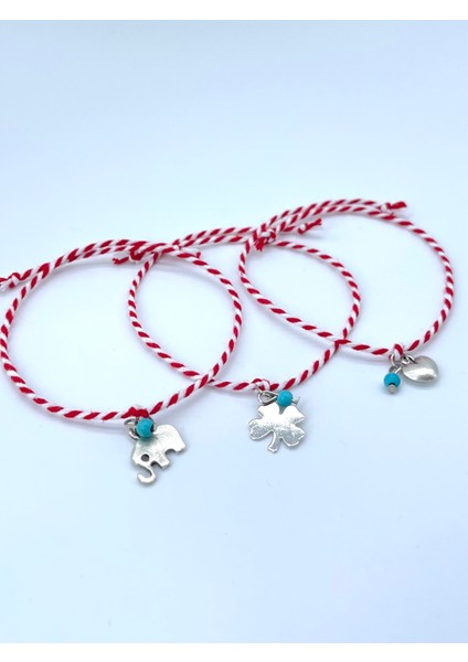 Hediyelik Kartlı Jelatinli Marteniçka Dilek ve Şans Bilekliği (3 Adet)