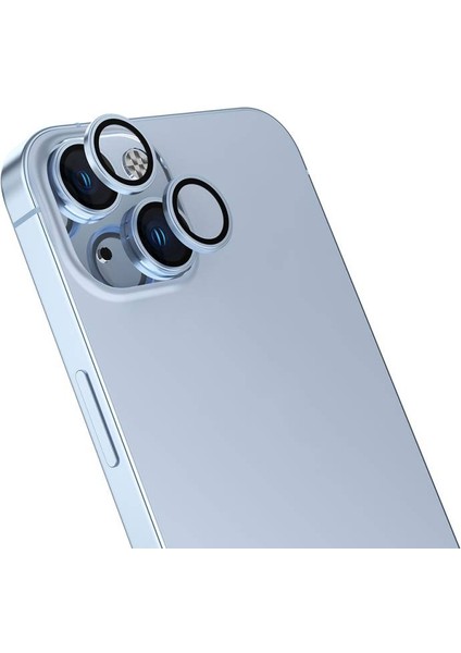 iPhone 15 Plus Lens Koruyucu Cl-13 Temperli Kamera Koruyucu