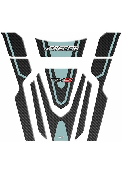 Gogo Rks Freccia 150 Tank Pad Set 004 Karbon/açık Gri