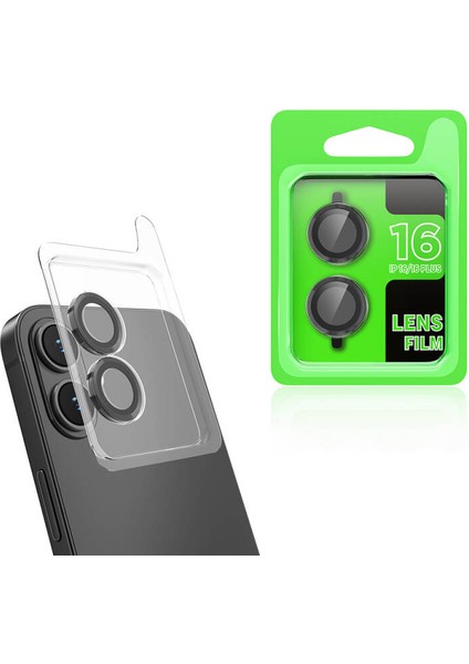 iPhone 16 Lens Protector Cl-07 Kamera Lens Koruyucu