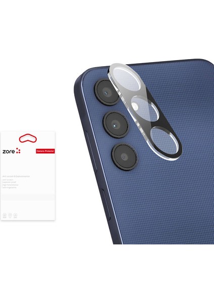 Samsung Galaxy A25 Uyumlu Kamerayı Tam Kaplayan 3D Kamera Koruyucu Cam