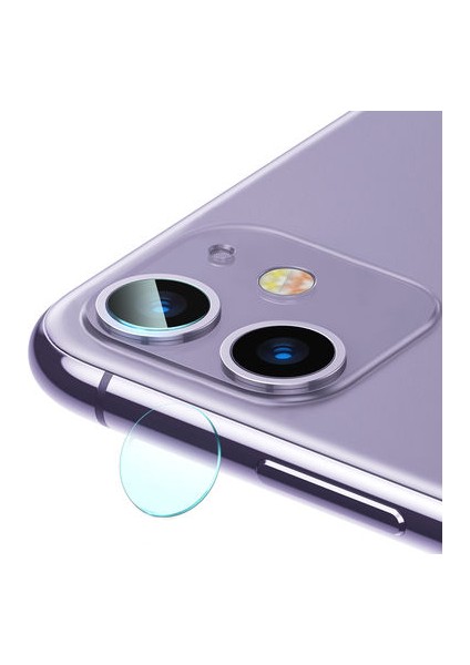 iPhone 11 Tam Uyumlu Nano Kamera Koruyucu Şeffaf Lens