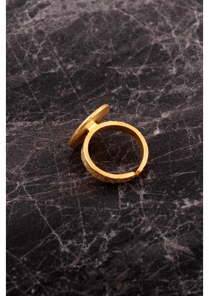 Yaşam Çiçeği Elişi Altın Kaplama Gümüş Yüzük 5973 modelleri