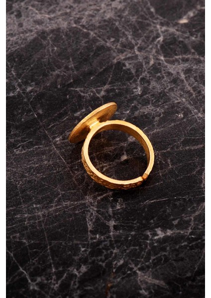 Anadolu Motifli Elişi Altın Kaplama Gümüş Çiçek Yüzük 5974 modelleri