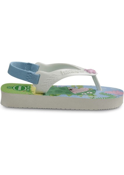 Bebek Parmakarası Terlik Baby Peppa Pig White
