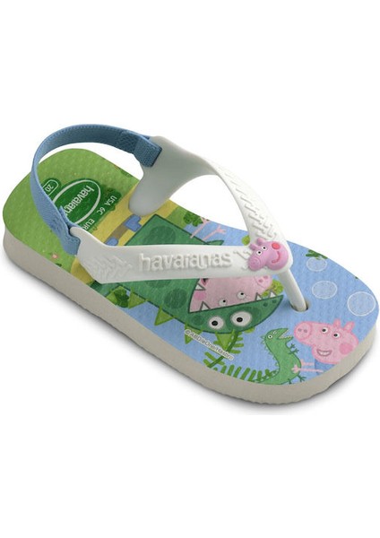 Bebek Parmakarası Terlik Baby Peppa Pig White