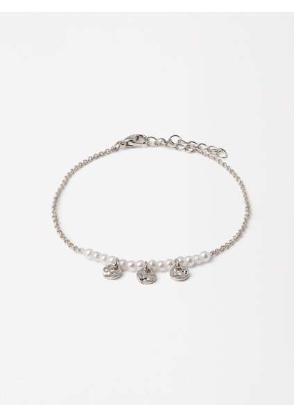 Inci ve Madalya Detaylı Bileklik