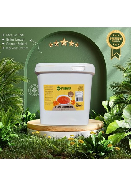 Kabak Marmeladı 10 kg Plastik Kova