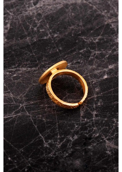 Anadolu Motifli Elişi Altın Kaplama Gümüş Yüzük 5976 modelleri