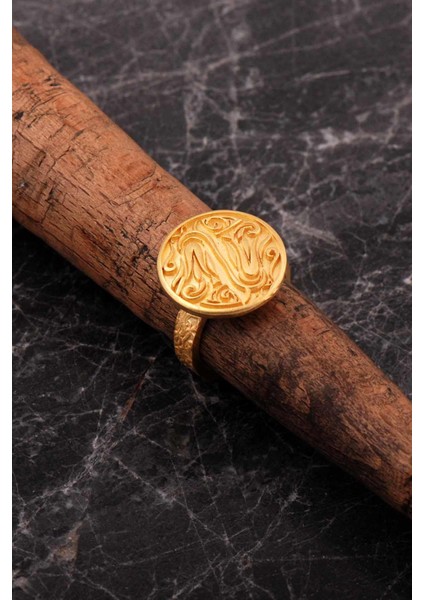 Laleli Elişi Altın Kaplama Gümüş Yüzük 5977 fiyatları