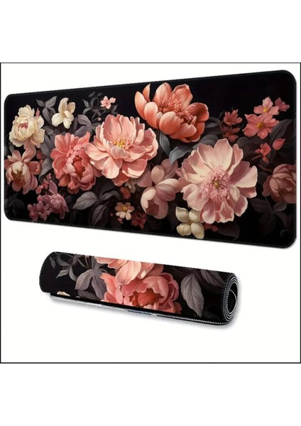 70X30 cm Bahar Çiçeği Temalı Kaydırmaz Taban Speed Yüzey Oyuncu Mouse Pad Gaming