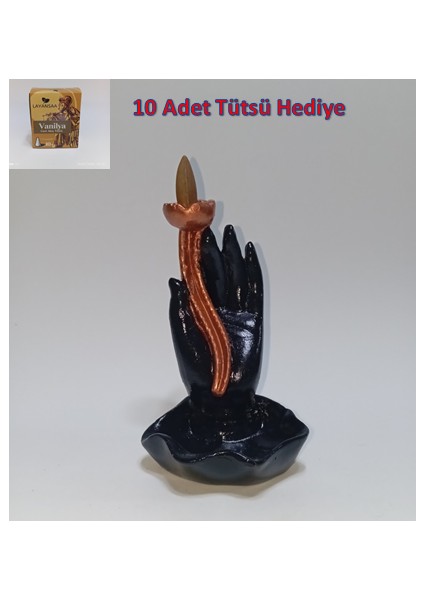 El Tütsülük (10 Adet Tütsü Hediyeli ) Geri Akış Tütsülük Buhurdanlık