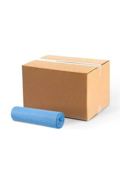Orta Boy Çöp Poşeti Mavi 55*60 cm (20*50 Paket)