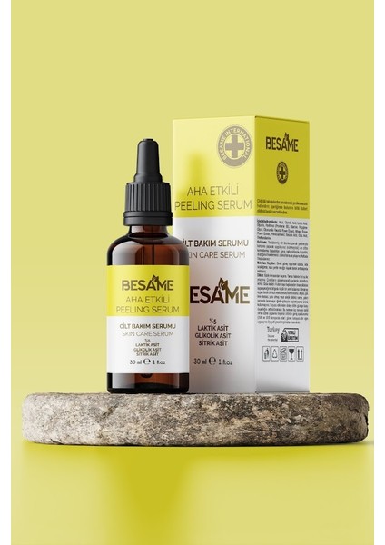 Besame Aha Etkili Peeling Cilt Bakım Serumu 30 ml