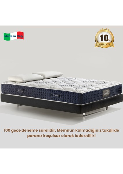 Magnicool 10 Firm 5 Bölge Destekli Ortopedik Memory Foam Yatak | Antı Yapısı ile Lüks ve Sağlığın Buluştuğu Nokta | Made In Italy