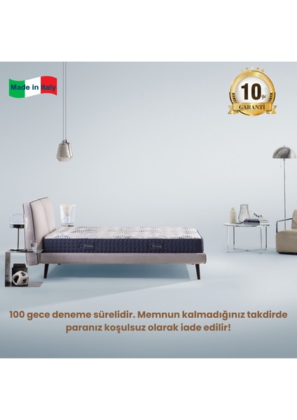 Magnicool 10 Firm 5 Bölge Destekli Ortopedik Memory Foam Yatak | Antı Yapısı ile Lüks ve Sağlığın Buluştuğu Nokta | Made In Italy