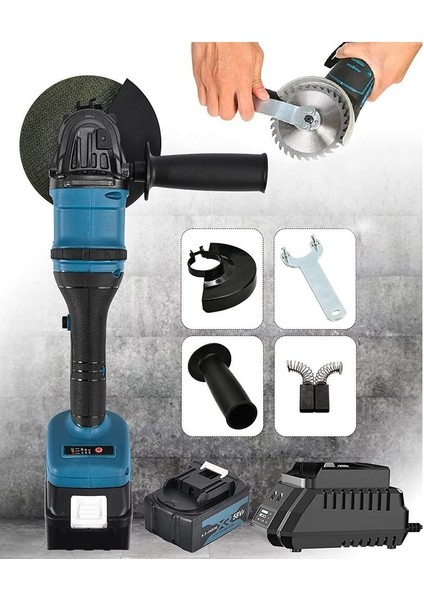 Turbo Kaynak & 4’ü 1 Arada Akülü Pro Set(Avuç Taşlama, Sds Plus Kırıcı Delici Hilti, Somun Sıkma Sökme, Vidalama Matkap)
