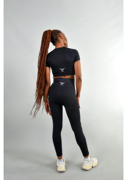 Istanbul Siyah Kısa Kol Tayt Takım indirimleri