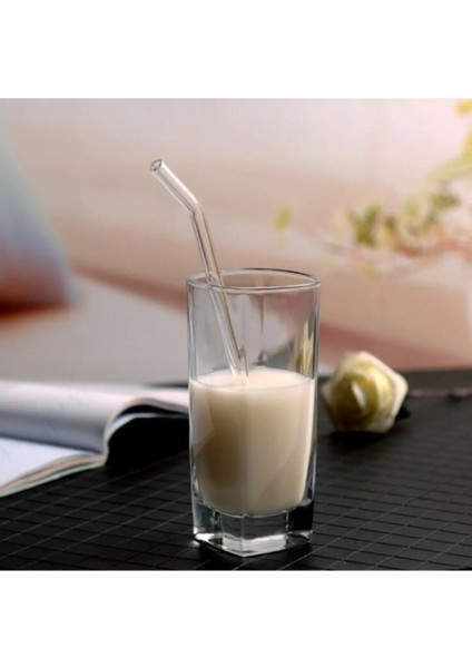 Isıya Dayanıklı Cam Pipet, 6'lı Cam Eğik Pipet