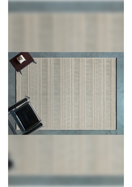 Halı Gloria 4001 Ekru Antibakteriyel Yıkanabilir Kaliteli Modern Şık Kilim