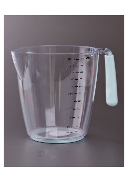 Ölçü ve Hamur Kabı 1000 ml - Silikon Sap