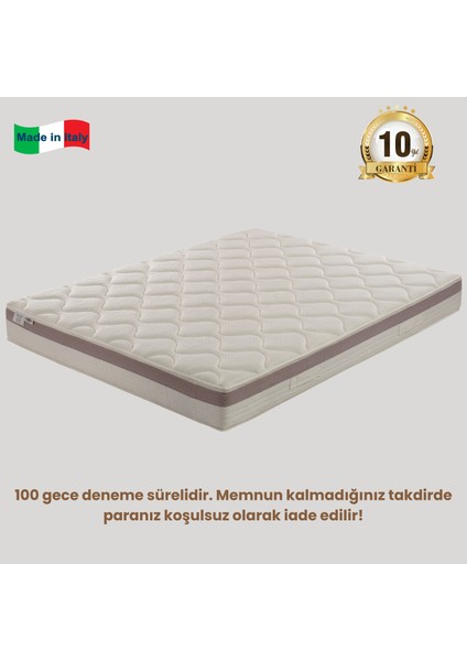 Firenze Ultra Ortopedik Memory Foam Yatak | Isı ve Ağırlık Dengeleyici Yapısı ile Lüks ve Sağlığın Buluştuğu Nokta | Made In Italy