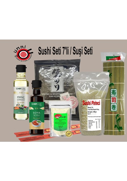 7'li Sushi Seti/ Suşi Seti