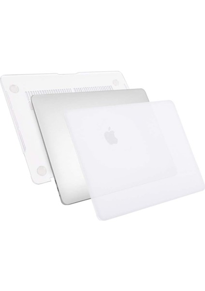 Macbook Pro 14.2 2021 Polikarbon Koruyucu Buzlu Kapak
