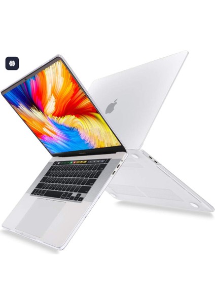 Macbook Pro 14.2 2021 Polikarbon Koruyucu Buzlu Kapak