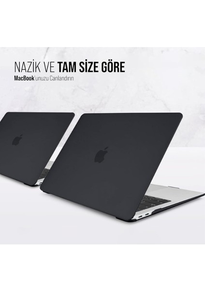 Macbook Pro 14.2 2021 Polikarbon Koruyucu Buzlu Kapak