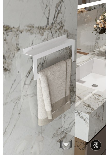 Metal Duvara Monte Havluluk - Şık ve Dayanıklı Tasarım Banyo ve Mutfak Düzenleyici